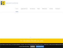 Tablet Screenshot of lager-system.de